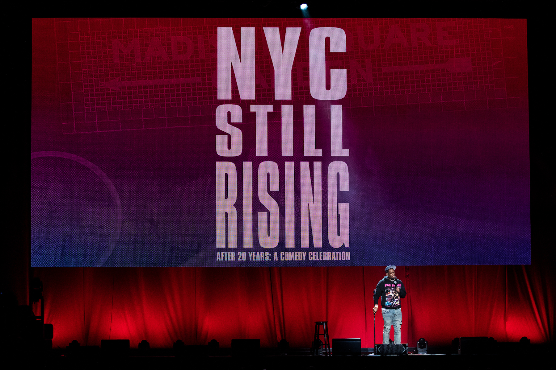 Photo 3 in 'NYC STILL RISING After 20 years:  A Comedy Celebration' gallery showcasing lighting design by Mike Baldassari of Mike-O-Matic Industries LLC